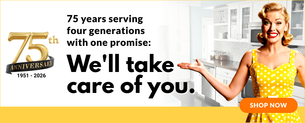 75 years serving four generations with one promise: We'll take care of you.